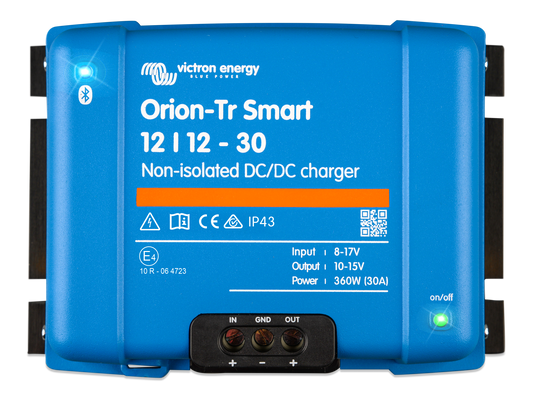 Orion-Tr Smart 12/12-30A Non-isolated DC-DC charger - Off Grid B.C. Technologies ltd