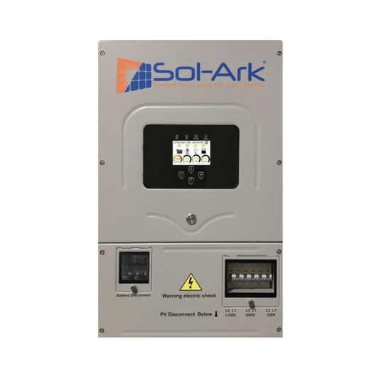Sol-ARK 12k 120/240/208 10 Year Warranty - Off Grid B.C.