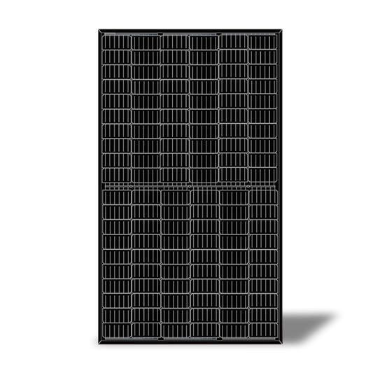 360W 60/120 Cell Half Cut Black Frame Black Backsheet 1.2 meter cable - Off Grid B.C.