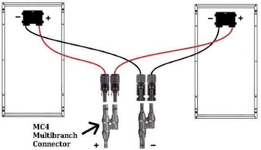MC4 MMF FFM Parallel Connectors | Pair - Off Grid B.C.