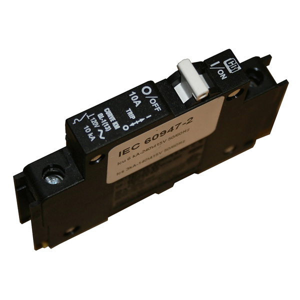 15A 120v AC breaker Din Rail - Off Grid B.C.