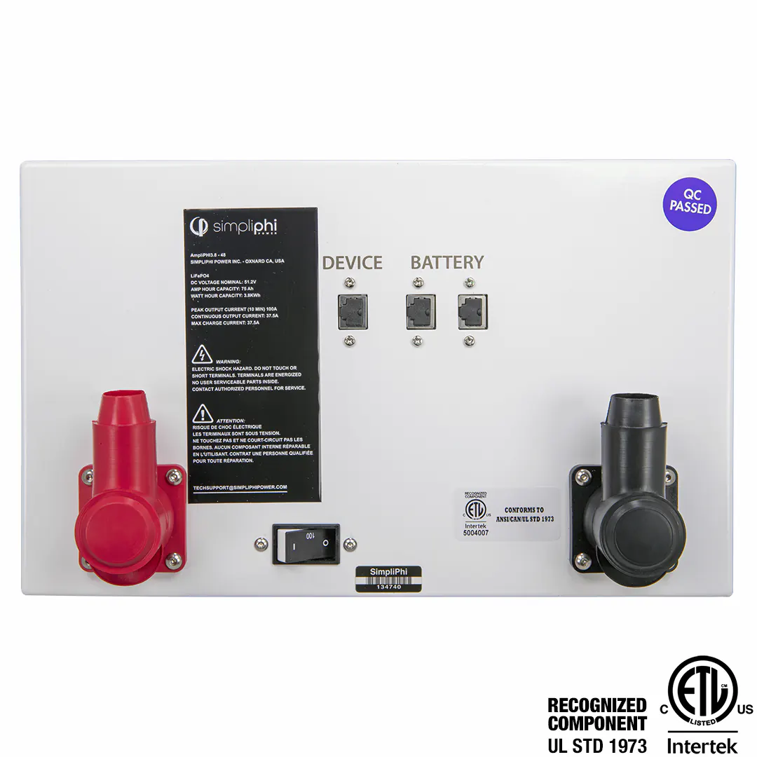 48V, 3.8 kWh, 60A Li-ion Battery SOLARK Compatible - Off Grid B.C.