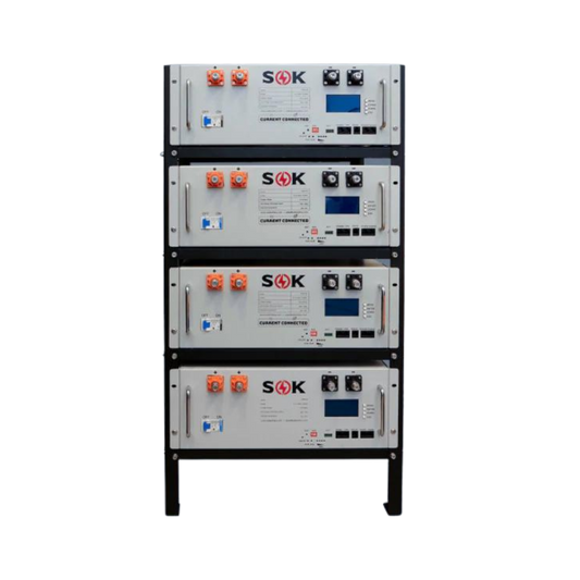 SOK 4-Slot Server Rack for 100Ah - 48V Server Rack Battery (Pre-order) - Off Grid B.C.
