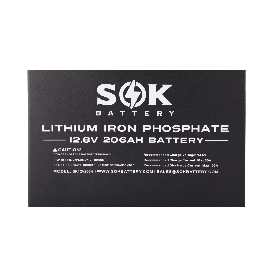 SOK 12V 206ah - Marine Grade LiFePO4 Battery | HEATED | Now in Canada! (Pre-order) - Off Grid B.C.