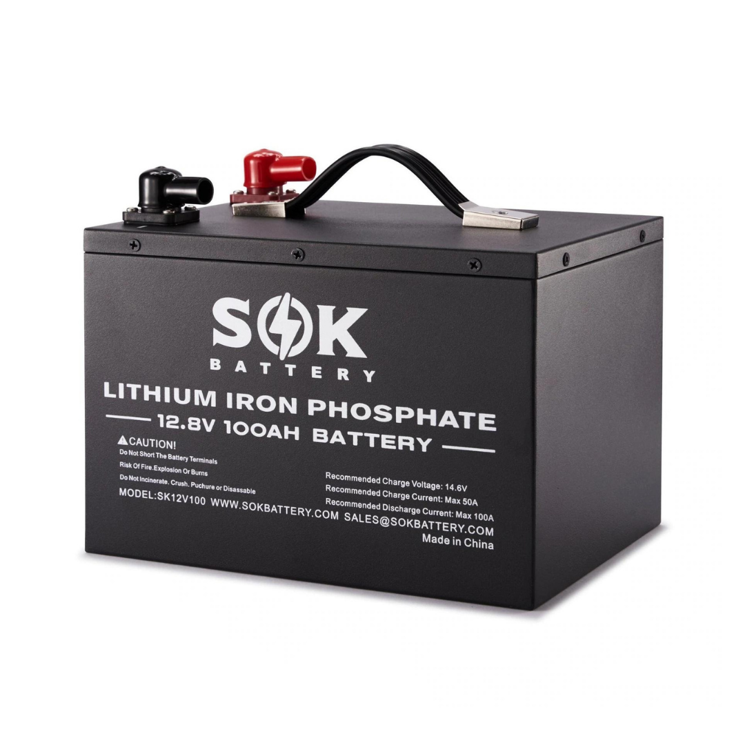SOK 100Ah 12 Volt - Heated LiFePO4 Lithium Battery - Now in Canada! (Pre-Order) - Off Grid B.C.