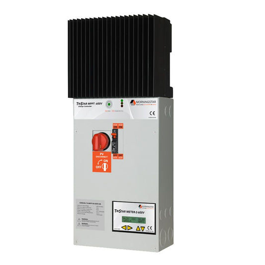 Tristar 60A MPPT Charge Controller - 600VDC with Switch Box | 3000W Solar Input | 5-525V Input | 48V - Off Grid B.C.